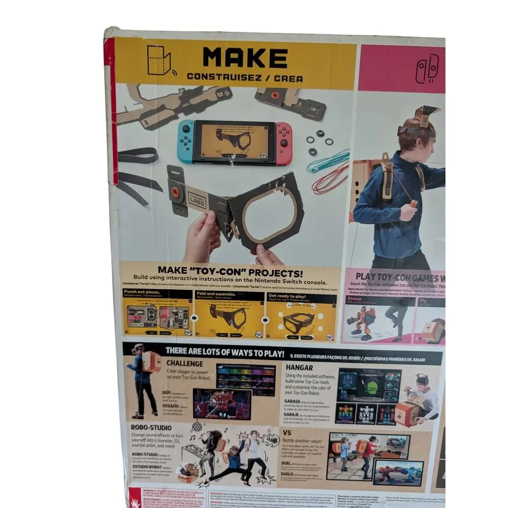 Nintendo Labo Toy-Con 2 Robot Kit Nintedo Switch 2018 New Open Box